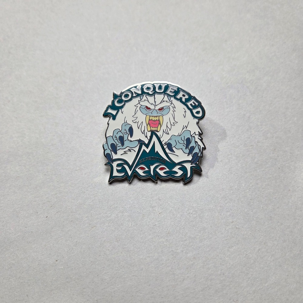 Disney Pin Expedition Everest Unisex OS White I Conquered Yeti Animal Kingdom